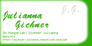julianna gichner business card